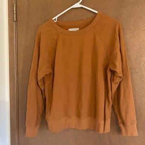 Everlane sweatshirt in clay color
